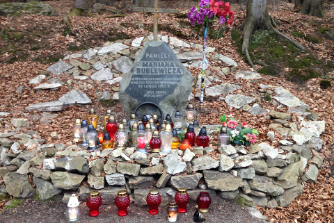 Miejsce wypadku Mariana Bublewicza