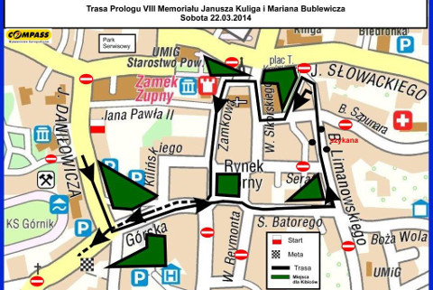 Trasa prologu Memoriału Kuliga i Bublewicza