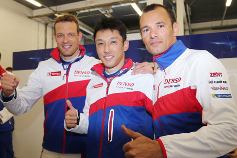 Alex Wurz, Kazuki Nakajima i Stephane Sarrazin | Fot. Toyota