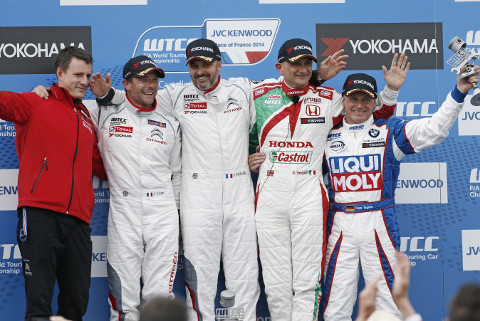 Podium na Paul Ricard | Fot. WTCC