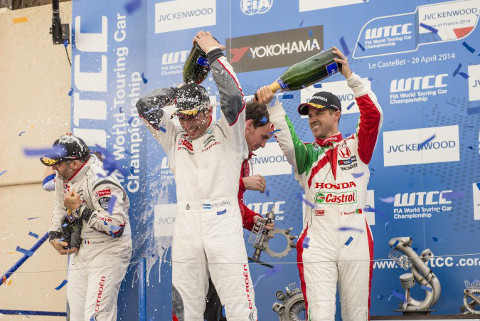 Podium na Paul Ricard | Fot. WTCC
