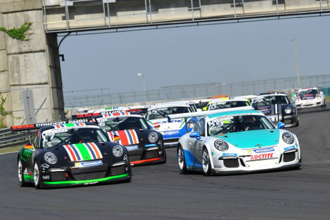 Start na Hungaroringu | Fot. Porsche GT3 CCCE