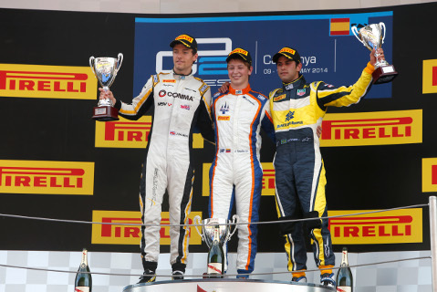 Podium w Montmelo | Fot. GP2