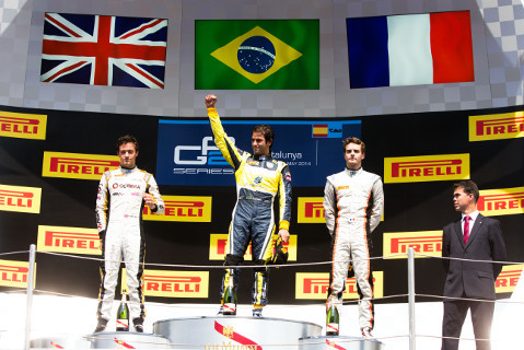 Podium w Montmelo | Fot. GP2