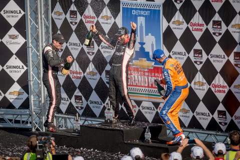 Podium w Detroit | Fot. Chevrolet