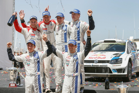 Podium na Sardynii | Fot. VW