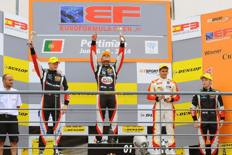 Podium w Portimao | Fot. FOTOSPEEDY