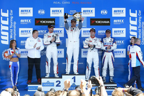 Podium w Spa | Fot. WTCC