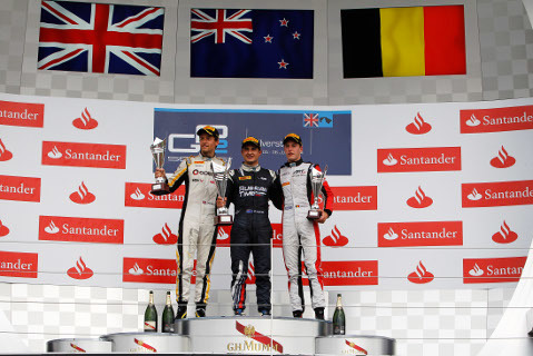 Podium na Silverstone | Fot. GP2