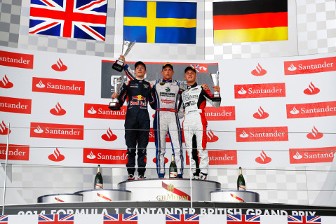 Podium na Silverstone | Fot. GP3