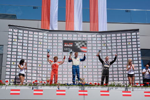 Podium na Red Bull Ringu | Fot. Kia Lotos Race