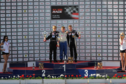 Podium na Red Bull Ringu | Fot. Kia Lotos Race