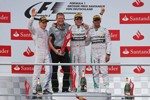 Podium w Hockenheim | Fot. XPB