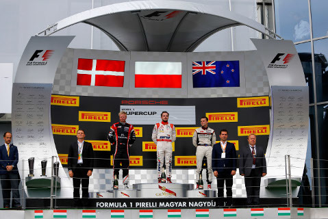 Podium na Hungaroringu | Fot. Sutton Images