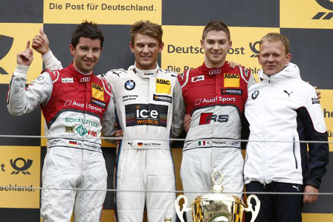 Podium na Nürburgringu | Fot. Audi