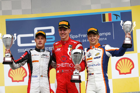 Podium w Spa | Fot. GP2