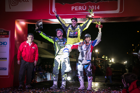 Motocyklowe podium Desafio Inca | Fot. desafioinca.com