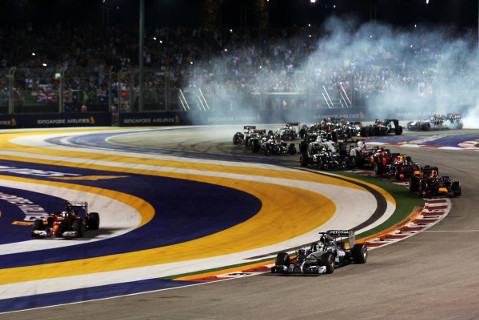 Start w Singapurze | Fot. XPB