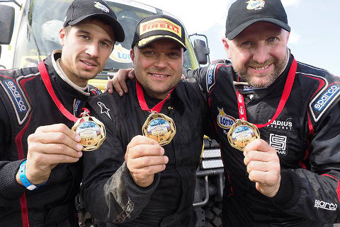 Robin Szustkowski, Albert Gryszczuk i Jarosław Kazberuk | Fot. Facebook