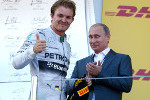 Nico Rosberg i Władimir Putin | Fot. Mercedes