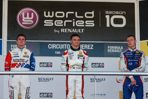 Podium w Jerez | Fot. DPPI
