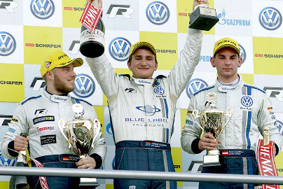 Podium w Hockenheim | Fot. VW