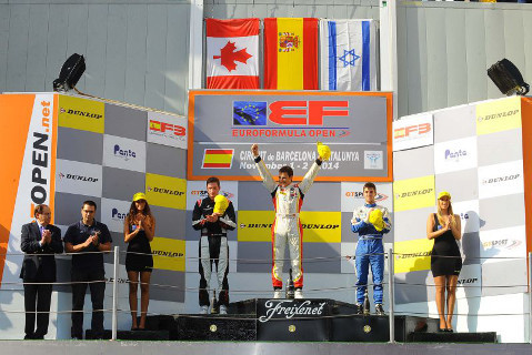 Podium w Montmelo | Fot. FOTOSPEEDY