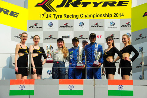 Podium na Buddh International Circuit