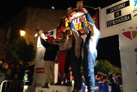 Podium Rallye de Riolobos | Fot. Escuderia Plasencia