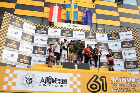 Podium w Makau | Fot. Facebook
