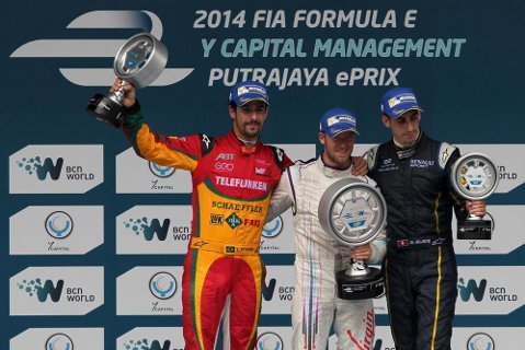 Podium w Putrajayi | Fot. Formula E