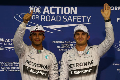 Lewis Hamilton i Nico Rosberg | Fot. XPB