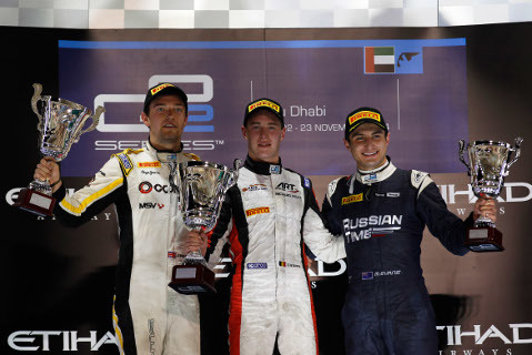 Podium w Abu Zabi | Fot. GP2