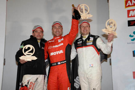 Podium w Alpe d'Huez | Fot. Bruno Bade