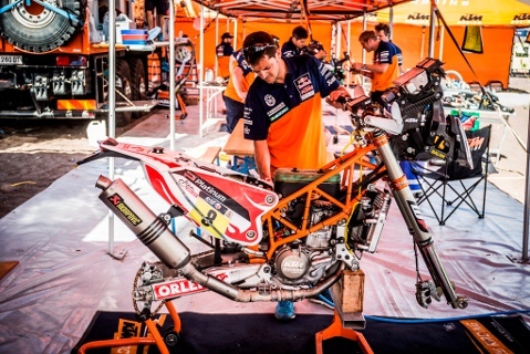 Motocykl Kuby Przygońskiego | Fot. ORLEN Team