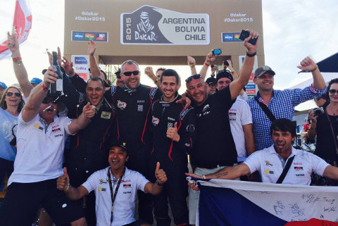 LOTTO Team na mecie Dakaru | Fot. Facebook