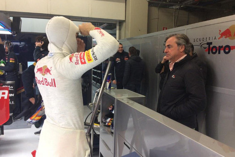 Carlos Sainz Jr i Carlos Sainz | Fot. Toro Rosso