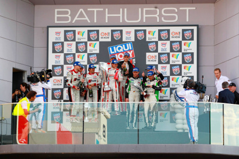 Podium Bathurst 12H | Fot. NISMO