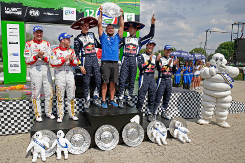 Podium Rally México | Fot. McKlein