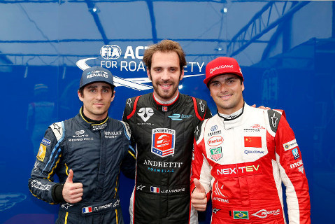 Nico Prost, Jean-Eric Vergne i Nelson Piquet Jr | Fot. fiaformulae.com