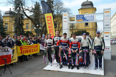 Podium Eger Rallye | Fot. Eger Rallye