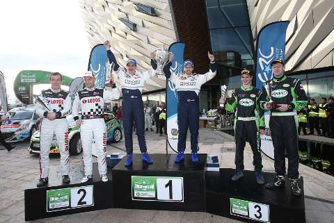 Podium w Belfaście | Fot. ERC