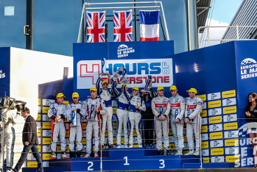 Podium na Silverstone | Fot. europeanlemansseries.com