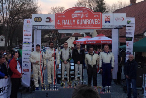 Podium Rally Kumrovec | Fot. Facebook