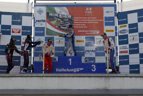 Podium w Vallelundze | Fot. ACI Sport