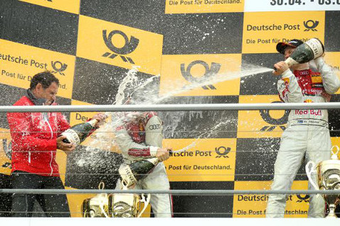 Podium w Hockenheim | Fot. Audi