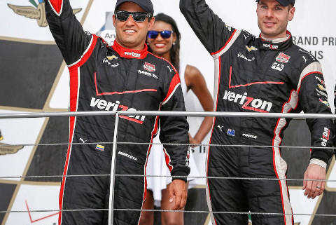 Juan Pablo Montoya i Will Power | Fot. Chevrolet