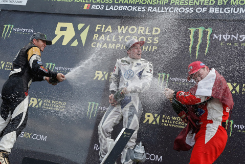 Podium w Mettet | Fot. VW