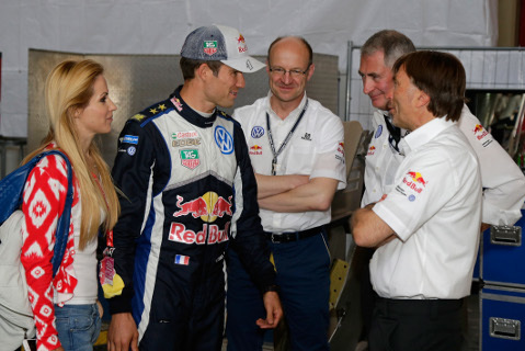 Sébastien Ogier i Andrea Kaiser | Fot. VW