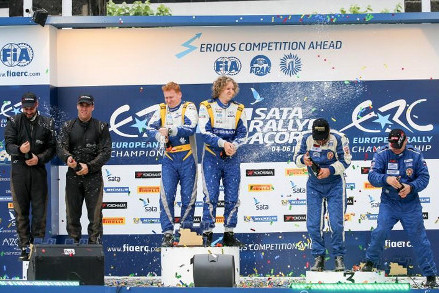 Podium ERC 2 | Fot. ERC